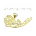thumbnail image 2 of 14K Gold Cut-Out 52 MM Airboat Pendant, 2 of 5