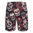 thumbnail image 6 of Naloa Rose Flowers Men's Beach Shorts, Surfing shorts, Swim trunks, Quick Dry Swim Trunks for Surfing Beach Fun - XX-Large, 6 of 9