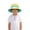 Yellow, variant on Xfvqtps Kids Summer Sun Hat Boys Girls Bucket Hat Adjustable Strap Wide Brim Beach Breathable Sun Protection Hat