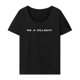thumbnail image 2 of Camiseta para mujer, camiseta básica, ajuste regular, cuello redondo, para mochileros, desplazamientos, regalo del día de San Valentín S, 2 of 10