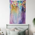 thumbnail image 4 of Flower Tapestry, Abstract Herbs Weeds Alternative Medicine Blossoms Ivy Back Florets Shrubs Design, Wall Hanging for Bedroom Living Room Dorm Decor, 40W X 60L Inches, Multicolor, by Ambesonne, 4 of 5