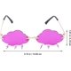 thumbnail image 2 of Gafas de sol para mujer, sin montura, con forma de nube, con abalorios de relámpago, gafas de sol de moda, lentes coloridas brillar Electrónica, 2 of 5