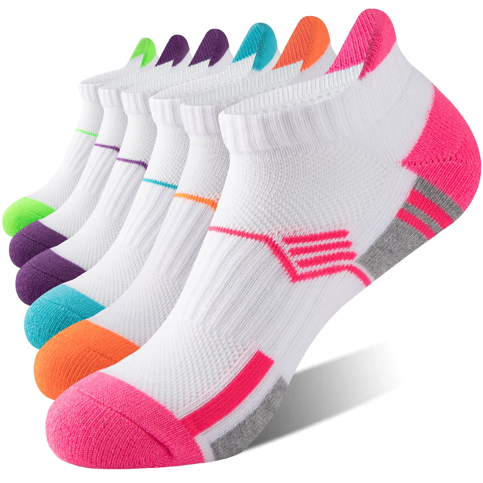 EALLCO Women's Athletic Ankle Socks Women's Socks Cushioned Low Cut
