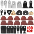 thumbnail image 2 of 10/100pcs Saw Blades Oscillating Multi Tool Accessories Kit for Fein Bosch Makita, 2 of 11