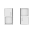 thumbnail image 2 of White Freestanding Bathroom Cabinet with 2 Drawers - Fit in Small Bathroom Areas, 2 of 5