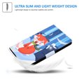 thumbnail image 4 of Allytech Flip Case for Samsung Galaxy Tab A7 Lite 8.4" SM-T220 T225 2021 Released, Slim PU Leather Multi Angle Viewing Stand Shockproof Colorful Pattern Case Cover for Girls Women, Red Fox, 4 of 5