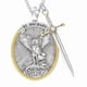 thumbnail image 2 of Catholic Patron Saint Pendant Michael St. Michael The Archangel Pendant Necklace---Product code 39934, 2 of 5