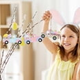 thumbnail image 4 of Fall Decorations Decorations For Easter Wooden Car Pendant Small Car Rabbit Pendant, 4 of 9