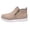 Khaki, variant on Willtoo Women's Faux Suede Ankle Boots, Round Toe Side Zip High Top Sneakers with Chunky Sole, Casual Non-Slip Walking Footwear