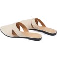 thumbnail image 3 of Women's Comfortable Fashion Elastic Ankle Straps Flats Shoes Office Flats Shoes Pointed Toe, 3 of 6