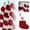B, variant on Christmas Stockings with 26 Letter, Initial Mini Cute Christmas Stockings, Red Xmas Stocking for Xmas Tree Fireplace Decor, Small Letter Stockings with Initials,5.5x7.5x3.9 Inch