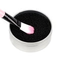 thumbnail image 4 of Color Removal Sponge - Dry Makeup Brush Quick Cleaner Sponge - Removes Shadow Color from Your Brush without Water or Chemical Solutions - Compact Size for Travel, 4 of 7