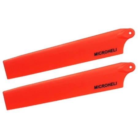 Microheli Plastic Main Blade 117mm (ORANGE) - MCPXBL / BL2