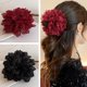 thumbnail image 3 of Pinza para el pelo con flor de tul y lentejuelas de peonía (2024): realza el volumen del cabello, diseño de calavera alta, ligera y portátil., 3 of 5