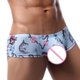 thumbnail image 4 of Bragas de cintura media-baja estampadas transpirables cómodas informales sexis a la moda para hombre Pompotops qyievc4697, 4 of 5