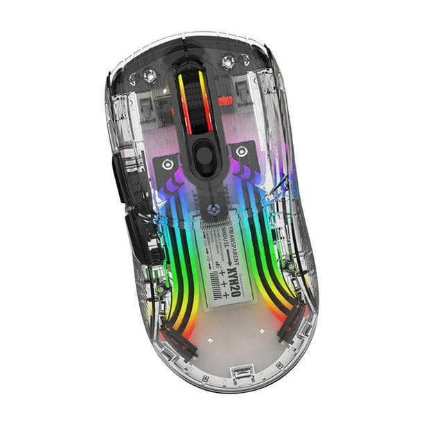 Ratón de computadora perfecl inalámbrico 5 velocidades DPI 2.4G Negro