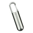 thumbnail image 2 of kurtrusly Mini Pill Box Portable Pill Organizer Tablet Container for Camping Travel Silver S 1 Pc, 2 of 6