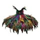 thumbnail image 1 of Pañuelo de plumas góticas para el hombro, disfraz para festivales, mujeres y hombres, carnavales. coloridofui, 1 of 9