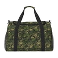 thumbnail image 1 of Balery Green Camouflage Skull Bolsa de Gimnasio para Mujeres, Bolsa de Viaje con Bolsillo Húmedo, Bolsa de Fin de Semana para Mujeres, Bolsa de Viaje Resistente al Agua, 1 of 7