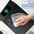 thumbnail image 5 of 15W Fast Charging Wireless Mouse Pad Foldable Phone Stand Synthetic Leather Desk Mat 330x230mm Office & Home Use GrayPinkBlueBrown, 5 of 6