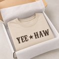 thumbnail image 6 of Yee Haw Western Graphic T-Shirt, Unisex Classic Fit Cotton Tee, 6 of 9