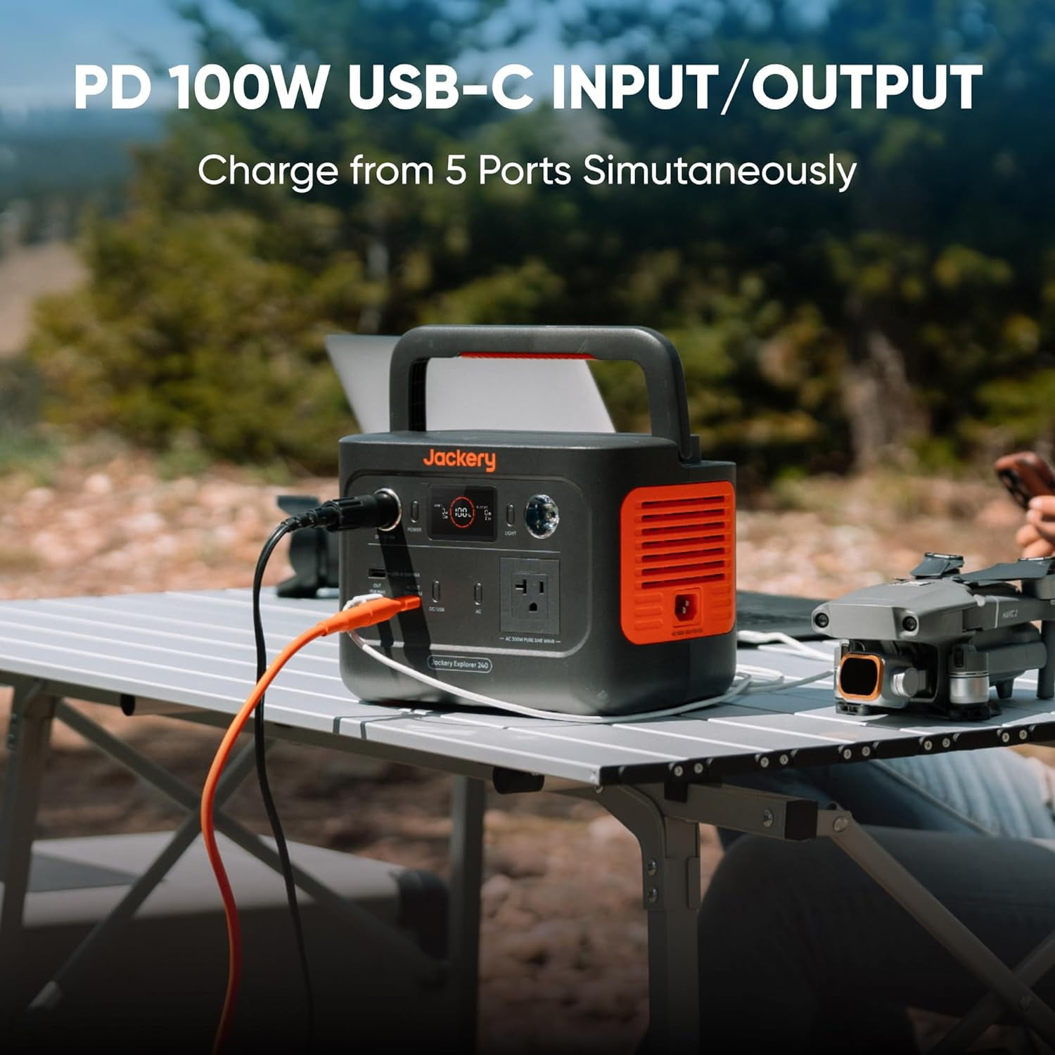 Jackery Portable Power Station Explorer 240, 240Wh Backup Lithium Battery, Solar Generator - Walmart.com Jackery Portable Power Station Explorer 240, 240Wh Backup Lithium Battery, Solar Generator - Walmart.com
