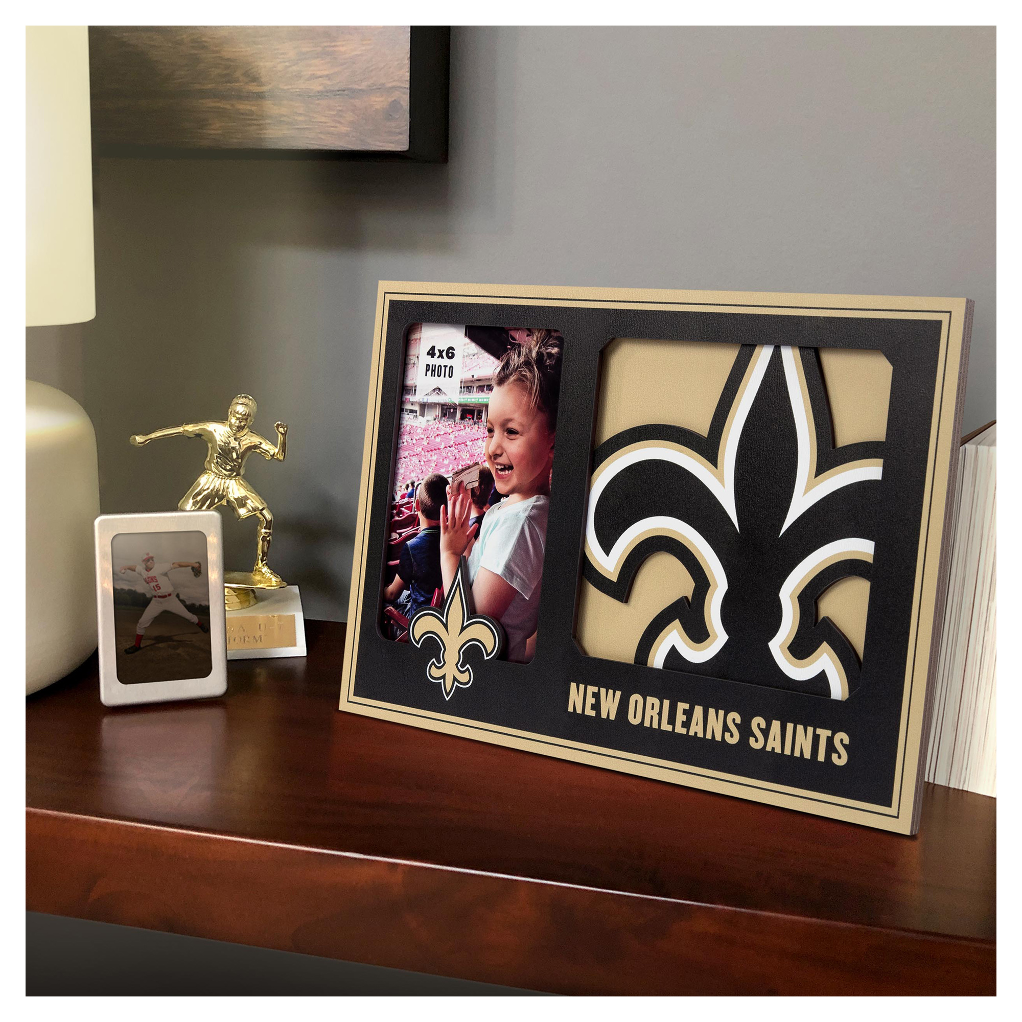 IDNA New Orleans Saints 3D Logo Series Picture Frame