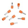 thumbnail image 4 of Terminal 500 Unids/set E2508 Tubos Terminales Prensados ​​​​en Frío Terminales Aislados Conector De Cable Naranja, 4 of 7