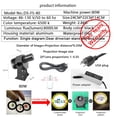 thumbnail image 2 of Proyector LED con logotipo GOBO COLIFINE 80W IP67 a prueba de agua, 2 of 9