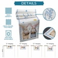 thumbnail image 6 of Happy Easter Table Runner 72 Inches, Watercolor Floral Gnomes Eggs Basket Spring Bed Runner Dresser Scarves Tabletop for Indoor Outdoor Parties/Ceremony/Banquet, 18" x 72", 6 of 8
