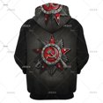 thumbnail image 3 of Venta caliente 2024 Sudadera con capucha CCCP para hombres Nueva moda Sudadera con capucha con estampado 3D de la Unión Soviética Sudadera con capucha con personalidad gráfica Ropa, 3 of 5
