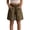 Bronze, variant on Breezora Women's Linen Cotton High Waist Casual Shorts Summer Breathable Loose Fit Beach Shorts With Pockets