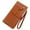 Coffee, variant on Bmisegm Women Wallet Fashionable New Pattern Solid Color Practical Zipper Handbag Kid Wallet Pink One Size