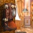 thumbnail image 2 of Soporte de pared clásico vintage con cable Pyle, diseño retro, 2 of 4