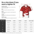 thumbnail image 6 of Lsque Red Maple Leaf pattern Hawaiian Shirt for Men, Unisex Summer Beach Casual Short Sleeve Button Down Shirts-Medium, 6 of 9