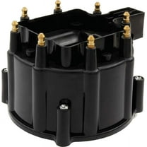 GM HEI Distributor Cap Black