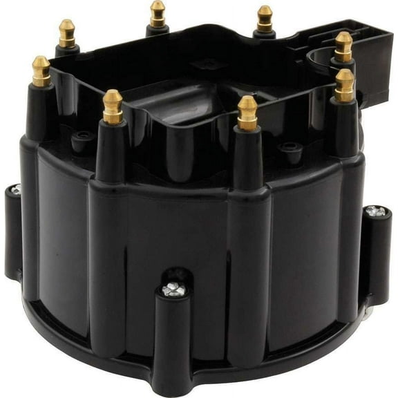 GM HEI Distributor Cap Black