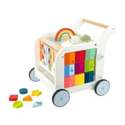 Small Foot Toys - Premium Sweet Elephant Baby Walker & 5-In-1 Activity Center