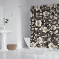thumbnail image 2 of Waterproof Beautiful Colorful Floral Shower Curtain 72x72 Inch Boho Style Polyester Unique Shower Curtain for Bathroom Hotel Home Decor with 12 Plastic Hooks, 2 of 5