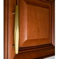 thumbnail image 5 of GlideRite 5 in. Center Solid Faceted Bar Pull Cabinet Hardware Handles, Satin Gold, Pack of 25, 5 of 5