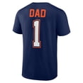 thumbnail image 3 of Men's Navy Detroit Tigers Father's Day #1 Dad T-Shirt, 3 of 3