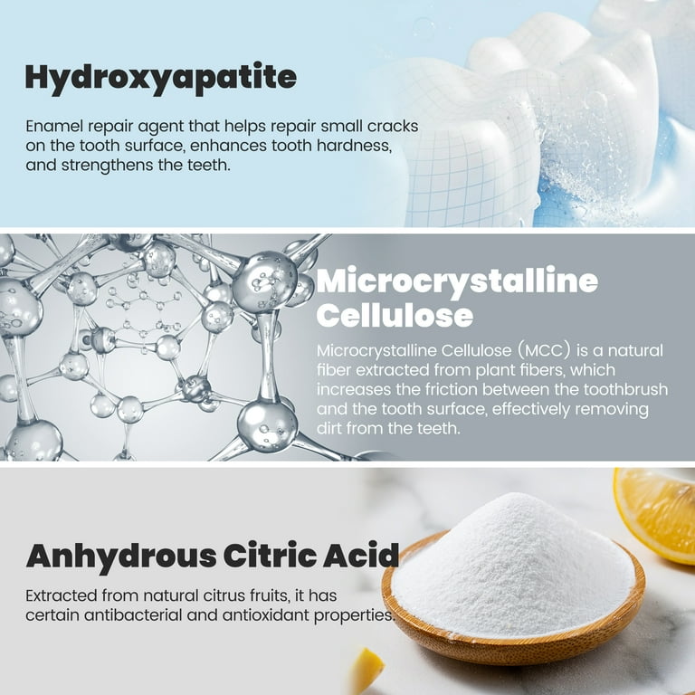 CEELIKE 5% Hydroxyapatite Toothpaste Tablets – Natural Cleaning