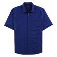 thumbnail image 1 of Alfani Mens Blair Texture Button Up Shirt, Blue, Small, 1 of 1