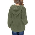 thumbnail image 4 of Wavsuf Kids Puffer Jacket for Girls And Boys Fall And Winter Casual Fleece Green Outerwear Size 7-8 Years, 4 of 6