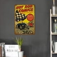 thumbnail image 1 of Cartel De Placa De Cartel De Hojalata De Placa De Metal Vintage De Coche Para Bar Pub Accesorios De Café Likrtyny Arte Deco, 1 of 9
