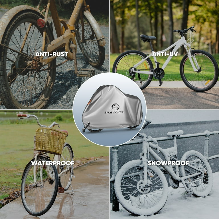 Bike Cover Outdoor Storage Waterproof 300D Oxford Fabric