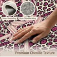 thumbnail image 6 of ODIKA Leopard Decorative Spotted Zebra Stripe Tiled Geometric Print Stain Resistant Low Profile for Dorm Room, Small Living Apartment, 6 of 7