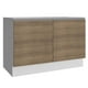 thumbnail image 1 of Mueble Tarja Madesa Glamy 120 cm 2 Puertas (Sin Encimera y Tarja) - Blanco/Marrón Madesa G2412BGL, 1 of 7