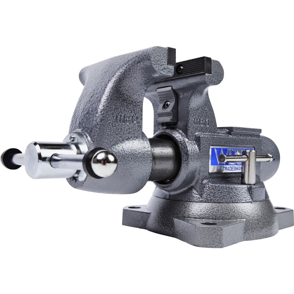 Wilton 63247 Cbv-100 2-1/4-Inch Jaw Opening with A-4 4-Inch Jaw Width Super-Junior Vise 4 Jaw Width Aluminum Jaw Cap 