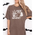 thumbnail image 3 of Six Seven Skeleton Shirt for Men & Women Funny Gen Z 6 7 Halloween Meme Tee Espresso Shirt Adult Large, 3 of 4